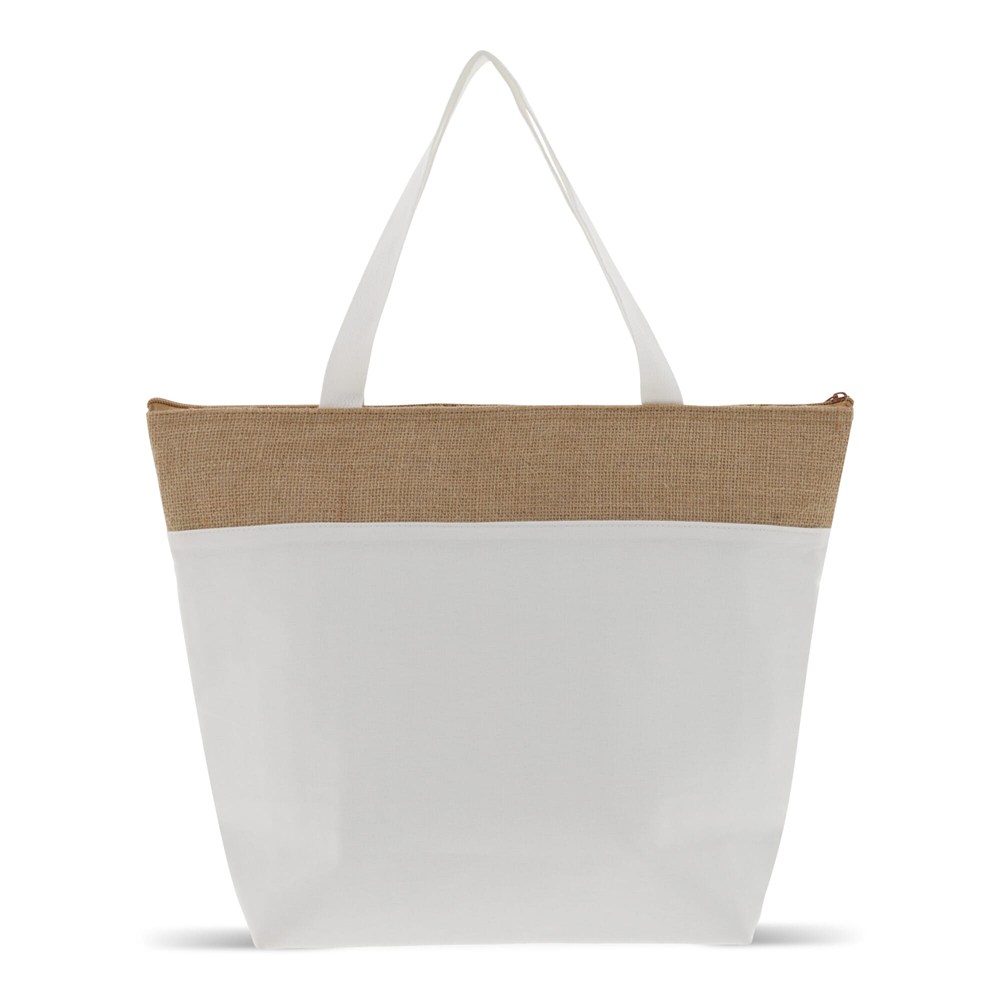 Strand-Kühltasche baumwolle/Jute 42x10x30cm