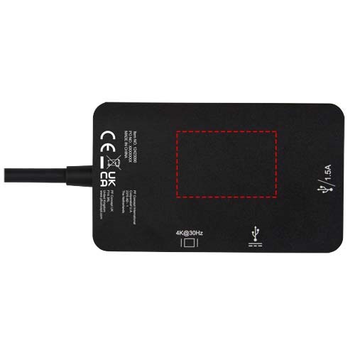 ADAPT Typ-C Multimediaadapter aus Aluminium (USB-A/Typ-C/HDMI)