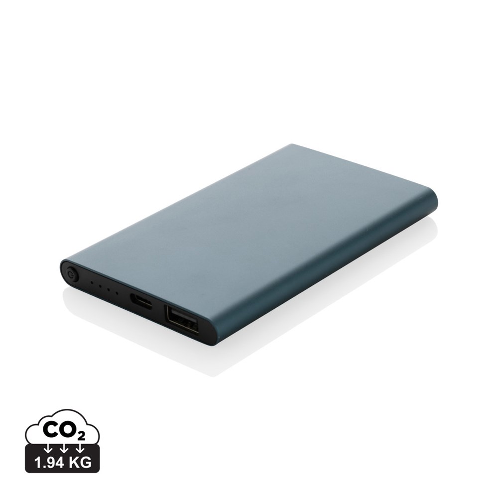 4.000mAh Type-C Powerbank aus RCS recyeltem ABS & Aluminium