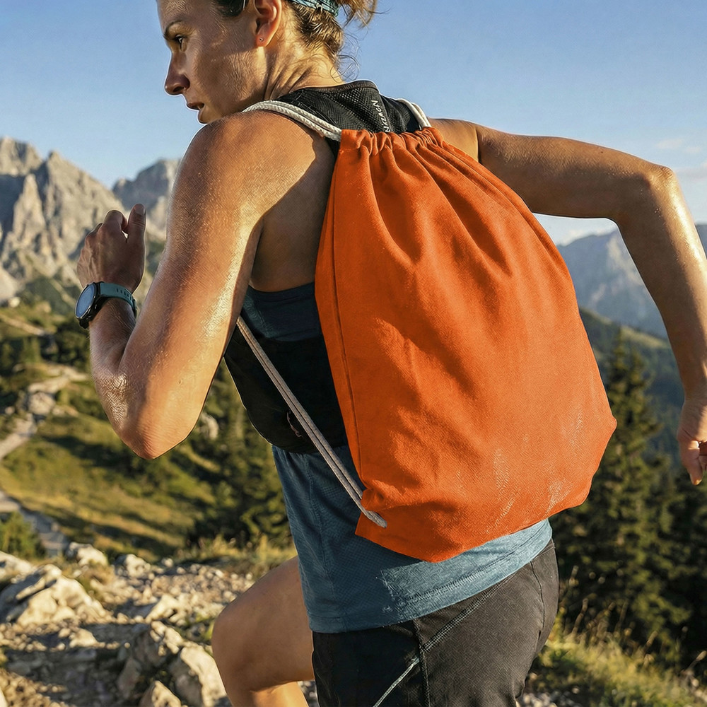 BOSTON – Baumwollrucksack mit Kordelzug