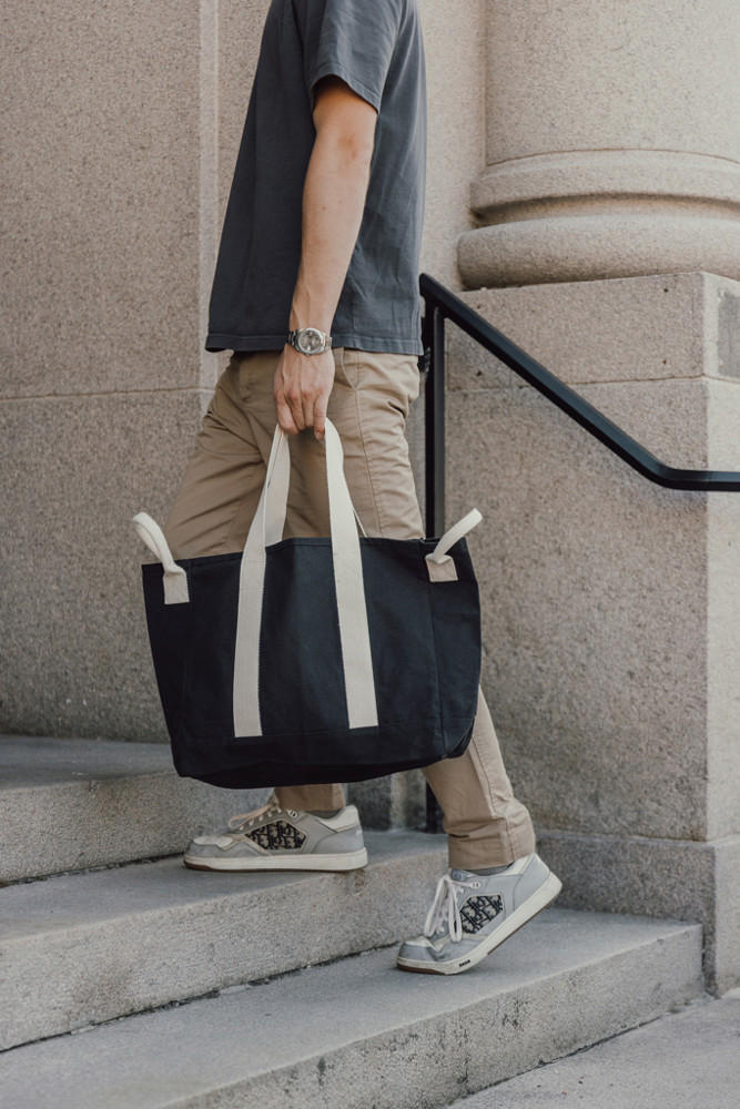 BEAU AWARE™ Strandtasche aus 400gr/m² recyceltem Canvas