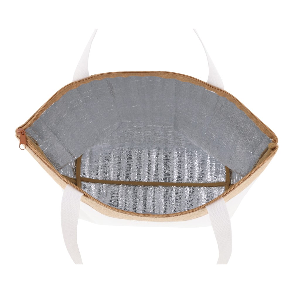 Strand-Kühltasche baumwolle/Jute 42x10x30cm