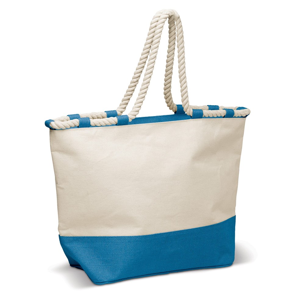 Tragetasche Segeltuch 380g/m² - hellblau