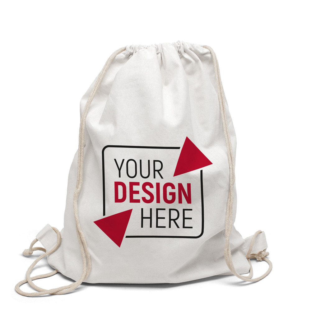 BOSTON – Baumwollrucksack mit Kordelzug