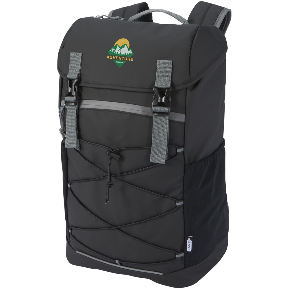 Aqua 15,6" GRS recycelter wasserabweisender Laptop-Rucksack 23 L