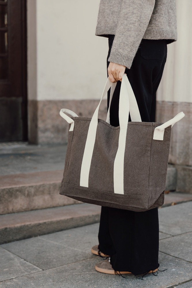 BEAU AWARE™ Strandtasche aus 400gr/m² recyceltem Canvas