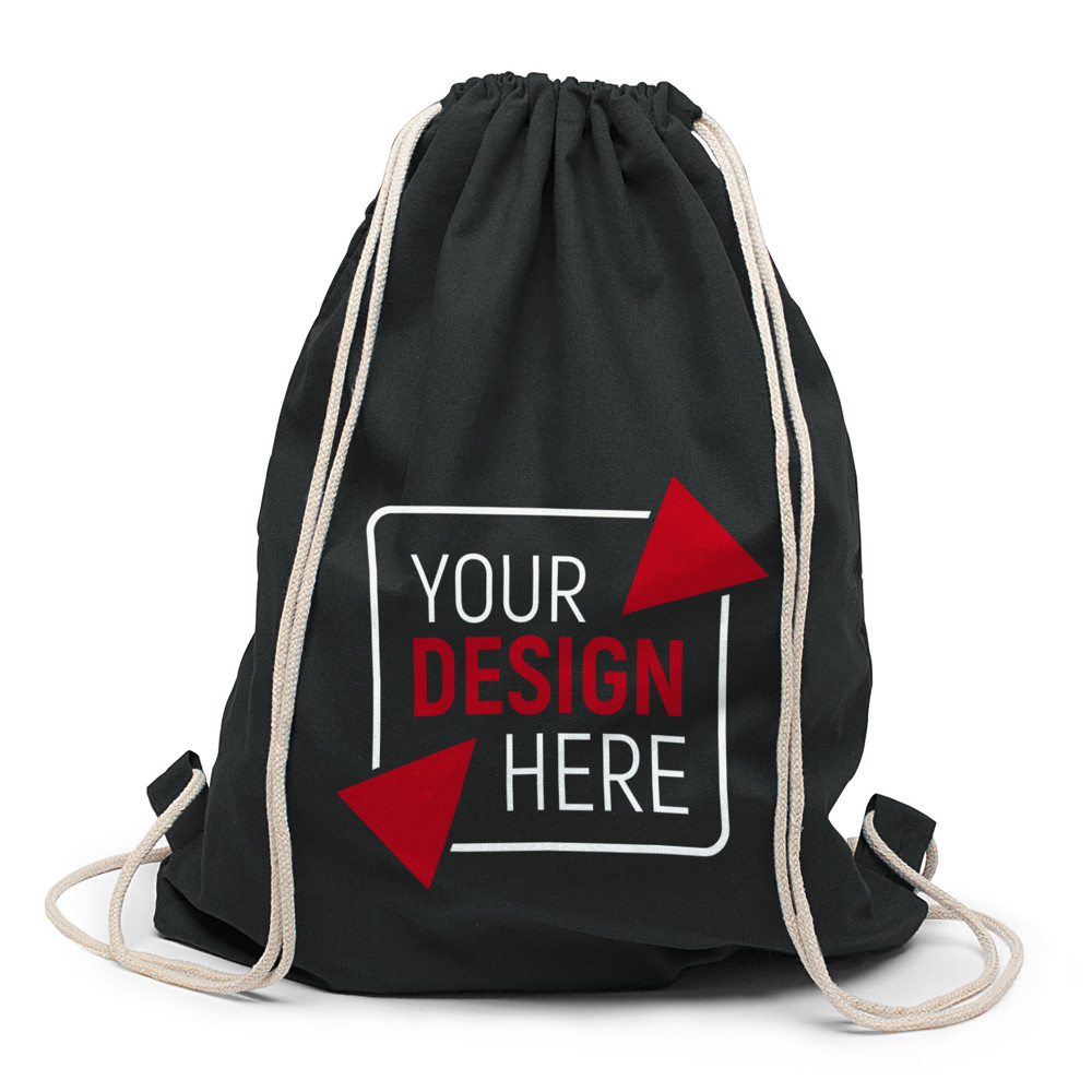 BOSTON – Baumwollrucksack mit Kordelzug