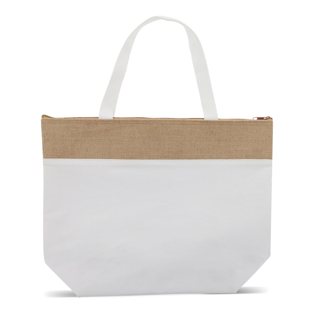 Strand-Kühltasche baumwolle/Jute 42x10x30cm