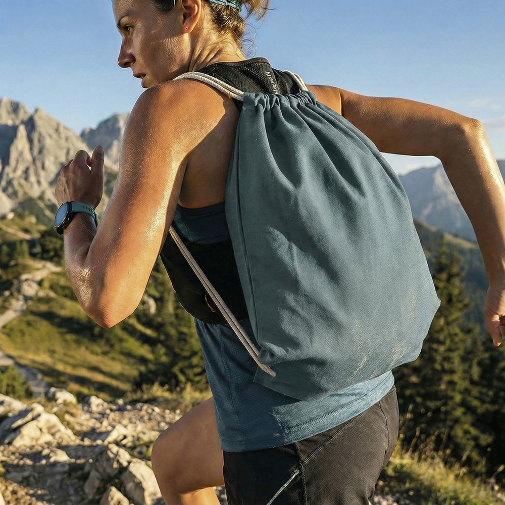 BOSTON – Baumwollrucksack mit Kordelzug