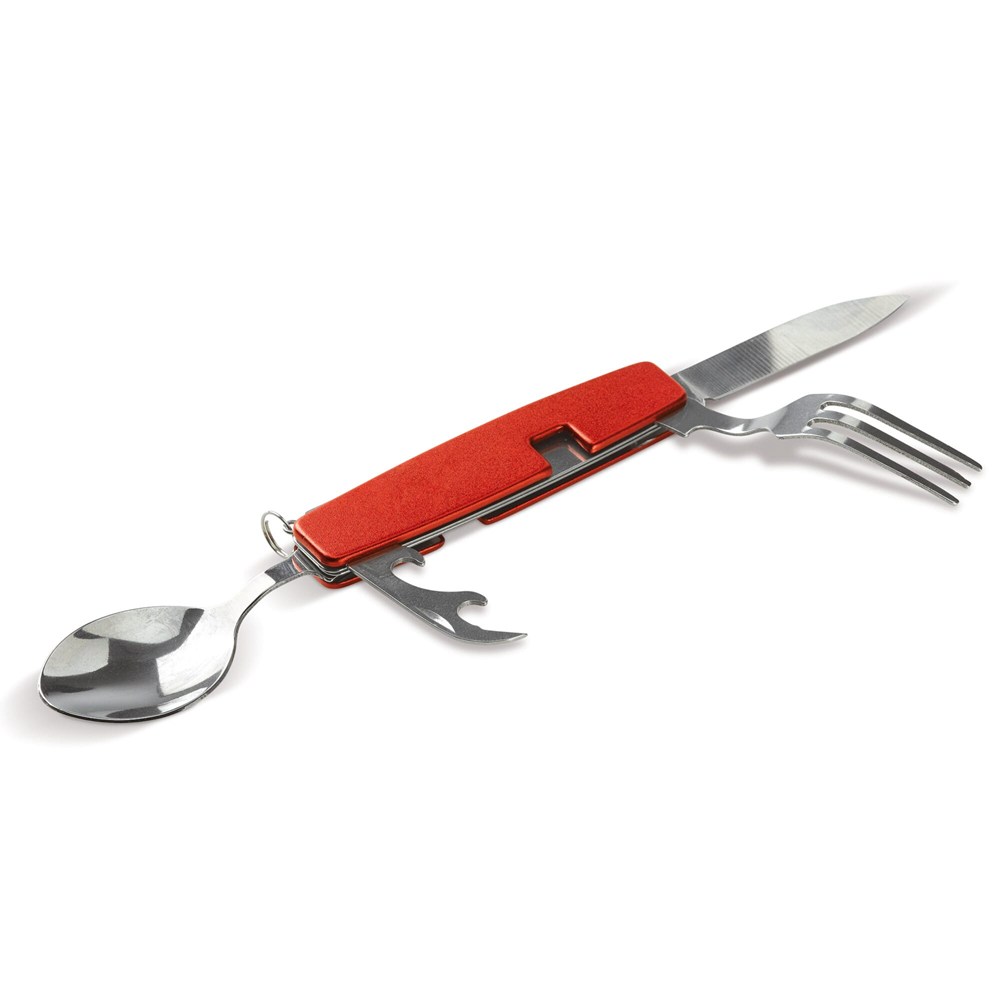 Zusammenklappbares Besteck im Multi-tool
