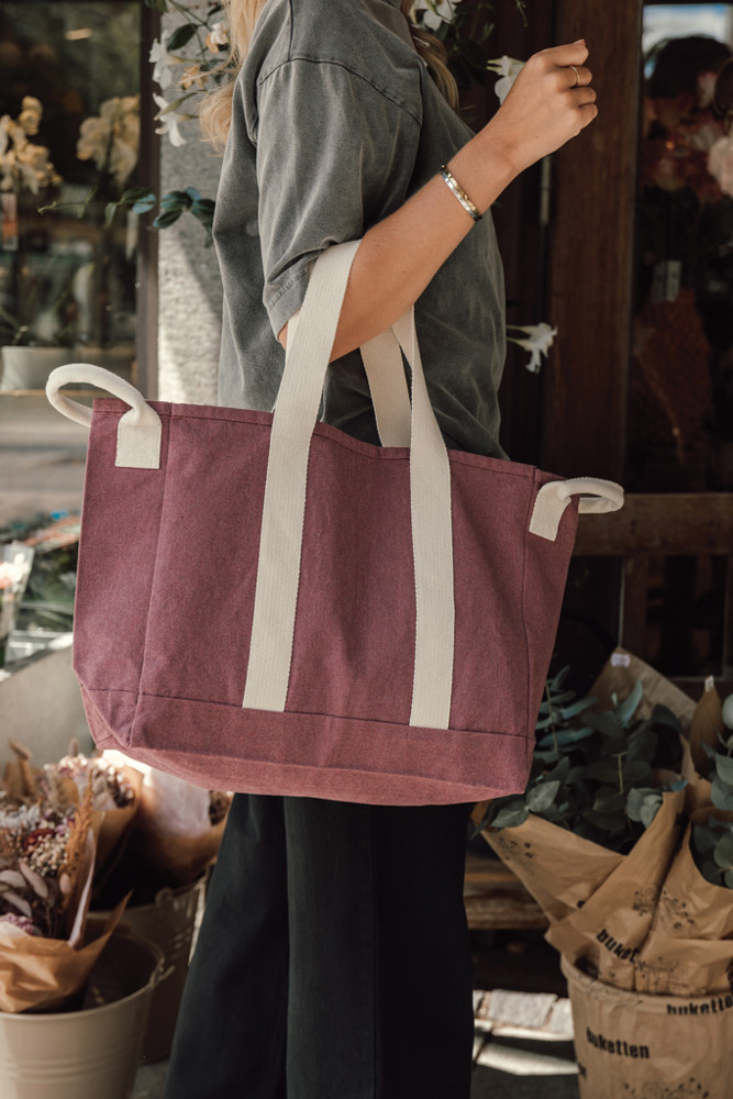BEAU AWARE™ Strandtasche aus 400gr/m² recyceltem Canvas