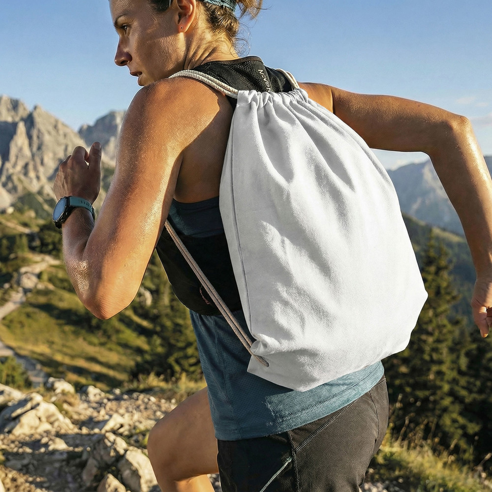 BOSTON – Baumwollrucksack mit Kordelzug