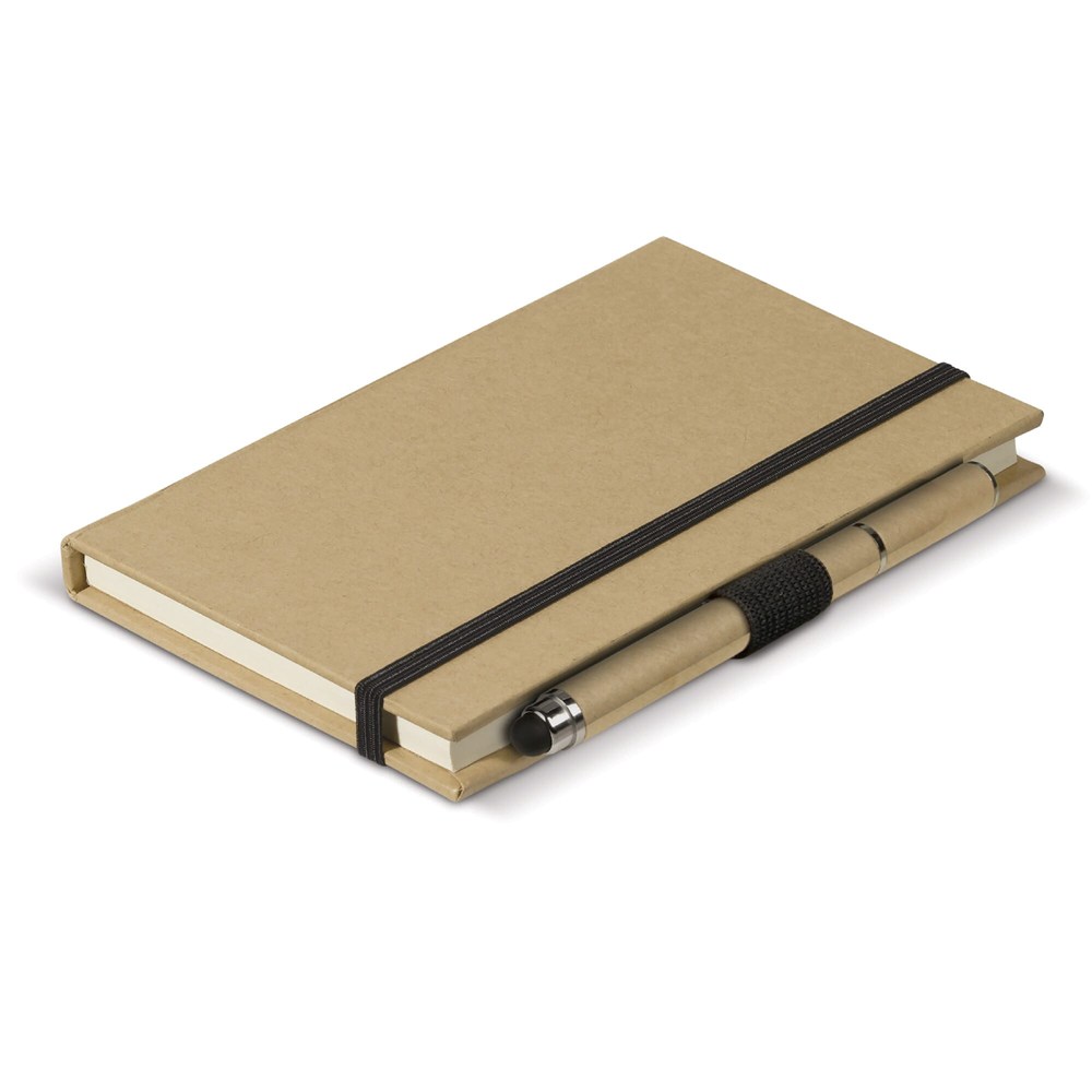 Karton Notizbuch A6 + Stift Karton Notizbuch A6 + Stift