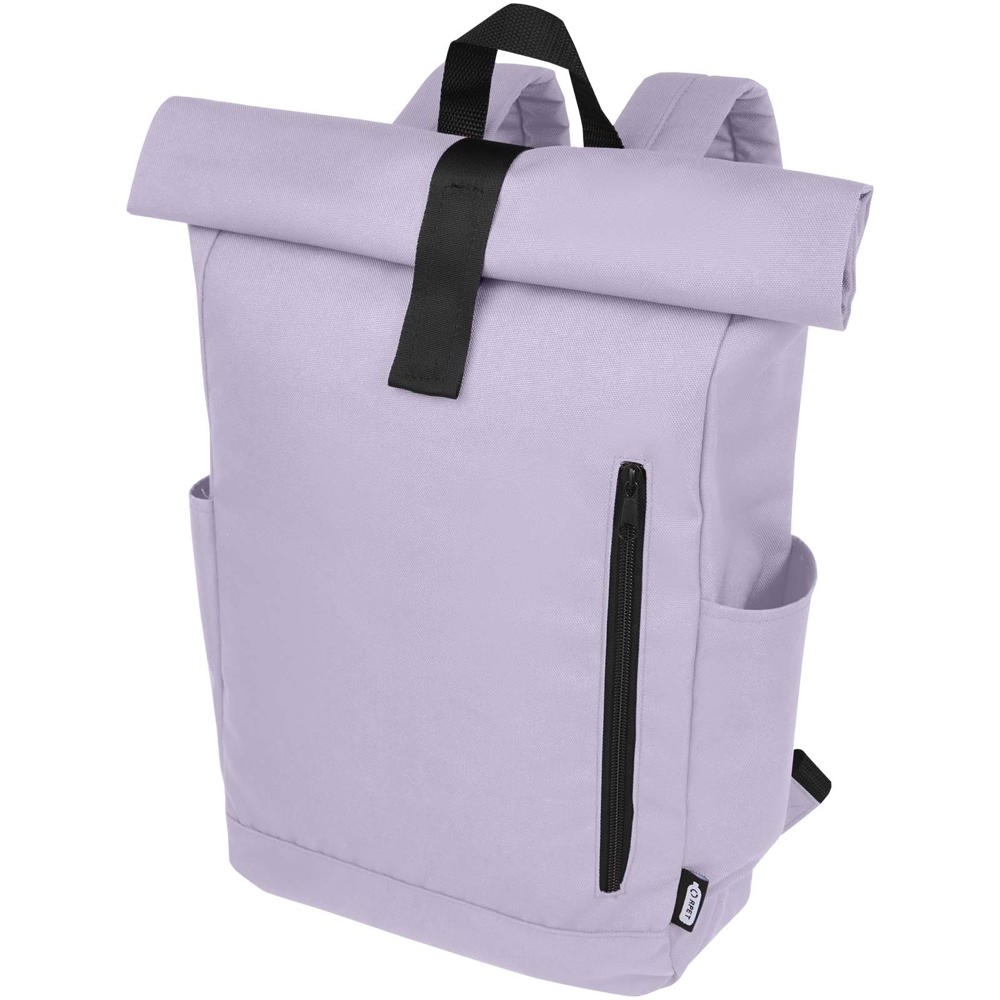Byron 15,6" GRS RPET Roll-Top Rucksack 18 L - fliederfarben