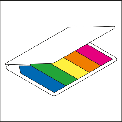 Haftmarker-Set Memo-Card, Pfeil-Filmmarker, matt