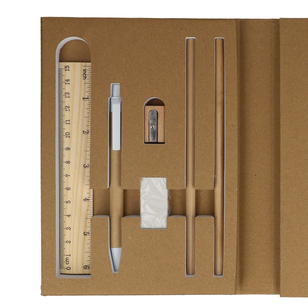 Briefpapier-Set aus Recycling-Papier Briefpapier-Set aus Recycling-Papier